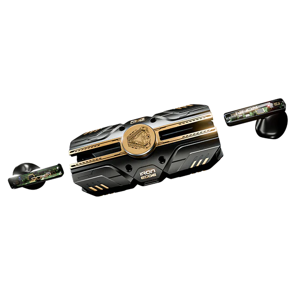 RONIN IRON EDGE EARBUDS | R-7090 | FIDGET SPINNER - 40MS LOW LATENCY | JTECH