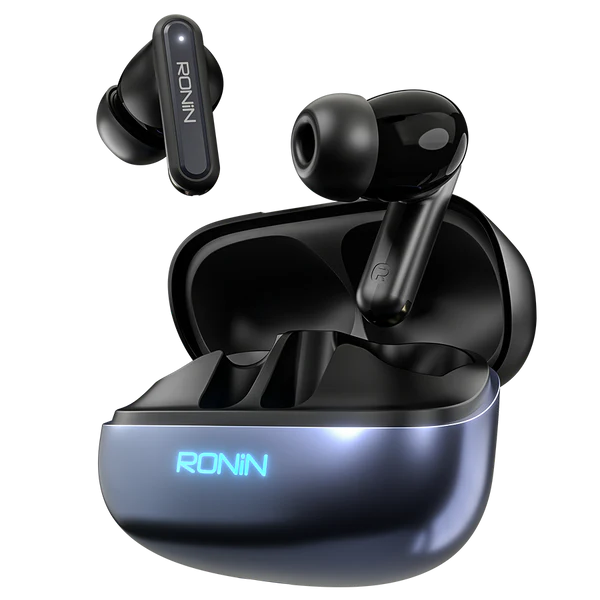 RONIN VOX | R-7085 EARBUDS | Hybrid ANC & ENC | 40 Hr Playtime