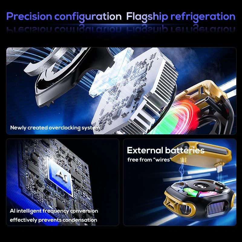 MEMO CX12 BATTERY PACK COOLING FAN MEGSAFE COOLING FAN AI MODE BEST FOR GAMING